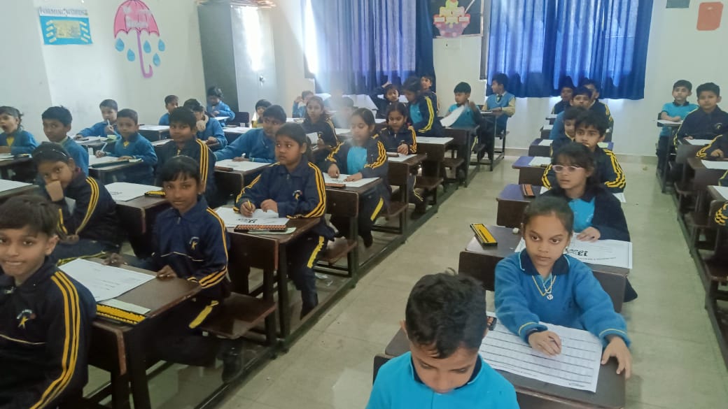 Students celebrating a school achievement